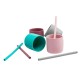OiOi Silikon Pipet 4'Lü Pembe Mix