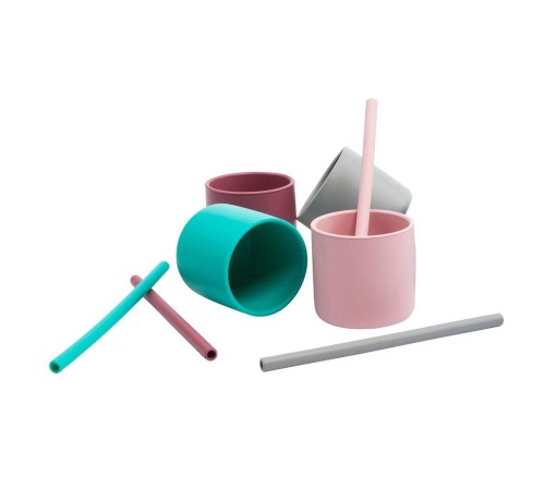OiOi Silikon Pipet 4'Lü Mavi Mix OiOi Silikon Pipet 4'Lü Mavi Mix