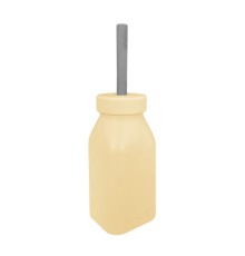 Oioi Şişe + Pipet 200ml Mellow Yellow / Powder Grey