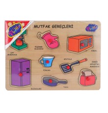 ONY-168-169 Ahşap Tutmalı Mutfak Gereçleri -Onyıl Oyuncak