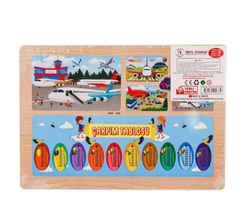 ONY-233-234-235-236 Ahşap Eğitici Puzzle Havaalanı -Onyıl Oyuncak ONY-233-234-235-236 Ahşap Eğitici Puzzle Havaalanı -Onyıl Oyuncak