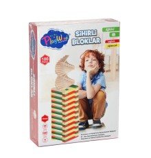 ONY-358	Ahşap 100 Parça Sihirli Bloklar