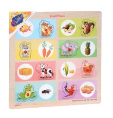 ONY-360-361 Onyıl, Ahşap Tutmalı Eşleştirme - Hangi Hayvan Ne Yer