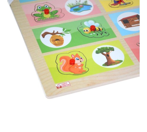 ONY-363-364 Ahşap Tutmalı Eşleştirme Hangi Hayvan Nerede Yaşar -Onyıl ONY-363-364 Ahşap Tutmalı Eşleştirme Hangi Hayvan Nerede Yaşar -Onyıl
