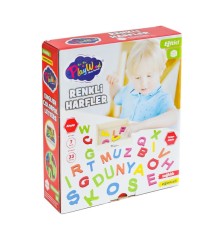 ONY-402 Ahşap Renkli Harfler 33 Parça -Onyıl Oyuncak