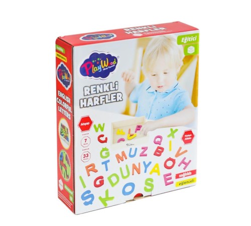 ONY-402 Ahşap Renkli Harfler 33 Parça -Onyıl Oyuncak ONY-402 Ahşap Renkli Harfler 33 Parça -Onyıl Oyuncak
