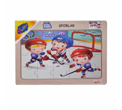 ONY-85-86-87-88 Ahşap Eğitici Puzzle Sporlar -Onyıl ONY-85-86-87-88 Ahşap Eğitici Puzzle Sporlar -Onyıl