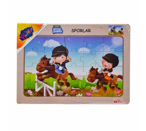 ONY-85-86-87-88 Ahşap Eğitici Puzzle Sporlar -Onyıl ONY-85-86-87-88 Ahşap Eğitici Puzzle Sporlar -Onyıl