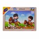 ONY-85-86-87-88 Ahşap Eğitici Puzzle Sporlar -Onyıl