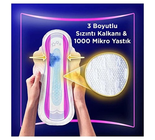 Orkid Ultra Platinum Gece Ekstre Plus Ped 20'Li Orkid Ultra Platinum Gece Ekstre Plus Ped 20'Li