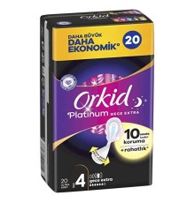 Orkid Ultra Platinum Gece Extra Ped 20'Li
