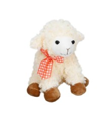 Oturan Peluş Kuzu 24 cm