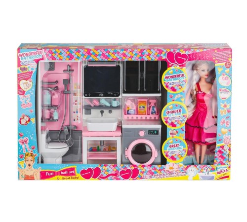 OYD-02393 Bebek ile Banyo Seti Oyun Zamanı -Oydaş Oyuncak OYD-02393 Bebek ile Banyo Seti Oyun Zamanı -Oydaş Oyuncak