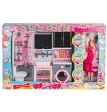 OYD-02393 Bebek ile Banyo Seti Oyun Zamanı -Oydaş Oyuncak
