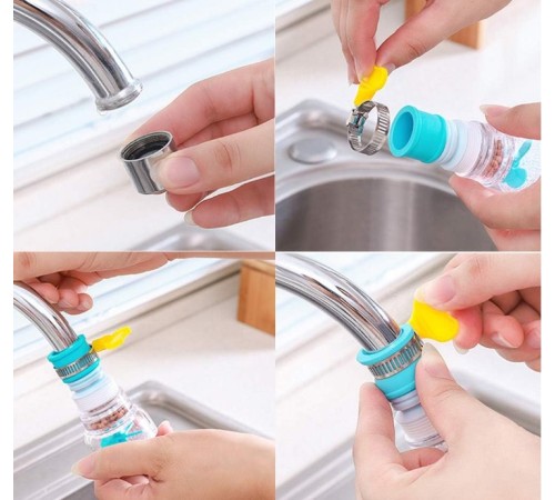 Oynar Başlıklı  Pervaneli Taşlı Musluk Başlığı