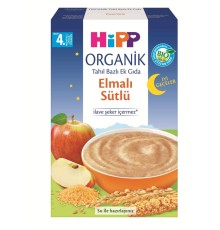 p Organik İyi Geceler Elmalı Sütlü Tahıl Bazlı Ek Gıda 250 Gr