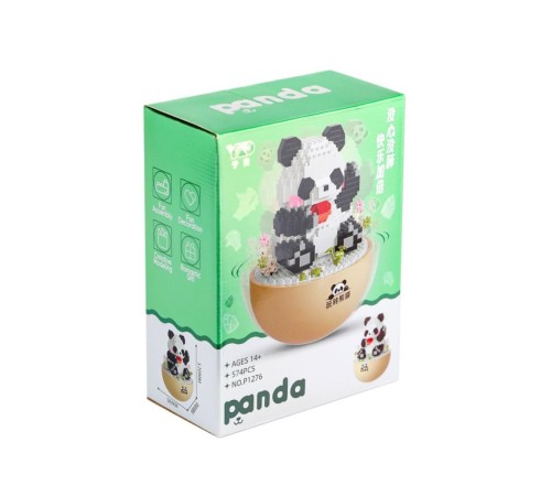 P1276 Panlos Panda 574 Parça Blok Seti -Vagon life P1276 Panlos Panda 574 Parça Blok Seti -Vagon life