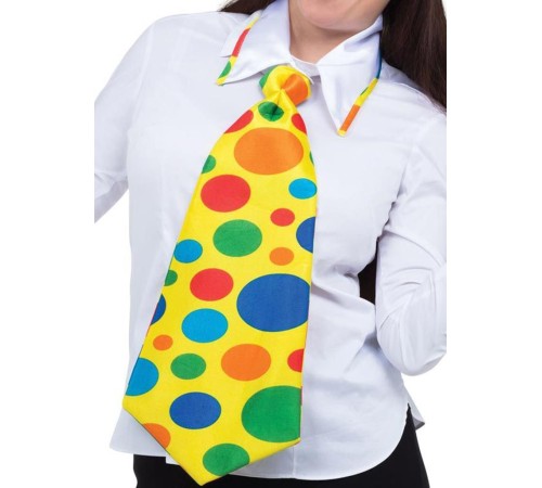 Palyaço Kravatı Lastikli Geniş Kesim 17x37 cm Palyaço Kravatı Lastikli Geniş Kesim 17x37 cm