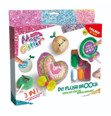 Paulinda Magic Glitter 3n1 DIY Plush Brooch Hobi Set S01095600
