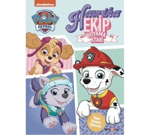Paw Patrol Havrika Ekip Boyama Kitabı Paw Patrol Havrika Ekip Boyama Kitabı
