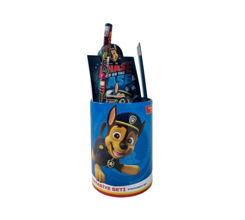 Paw Patrol Metal Kalemlikli 7 Parça Kırtasiye Seti Paw Patrol Metal Kalemlikli 7 Parça Kırtasiye Seti