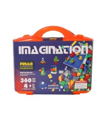 PBB360-1 Çantalı Petto Blok Seti 360 Parça-Gepettoys