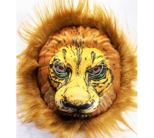 Peluş Aslan Maskesi Kahverengi Yeleli Mega Peluş 33 No Peluş Aslan Maskesi Kahverengi Yeleli Mega Peluş 33 No