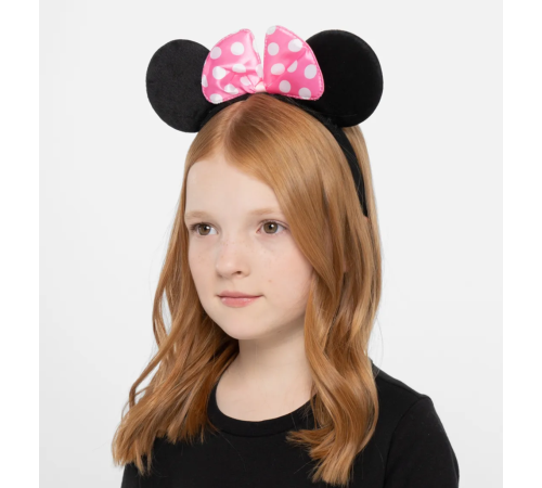 Pembe Fiyonklu Minnie Mouse Tacı Mini Kulak Pembe Fiyonklu Minnie Mouse Tacı Mini Kulak