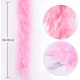 Pembe Renk Kabarık Kalın Otriş Boa Tüy 6 cm Genişlik 180-200 cm Uzunluk
