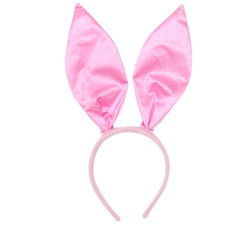 Pembe Renk Saten Kaplama Şekil Verilebilir Tavşan Kulak Taç 35x11 cm Pembe Renk Saten Kaplama Şekil Verilebilir Tavşan Kulak Taç 35x11 cm