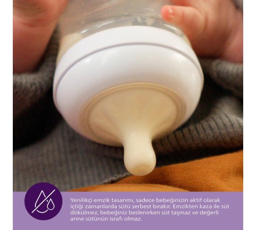Avent Doğal Tepkili Natural Response 2'Li Biberon Emziği No:2 0+ Ay Avent Doğal Tepkili Natural Response 2'Li Biberon Emziği No:2 0+ Ay