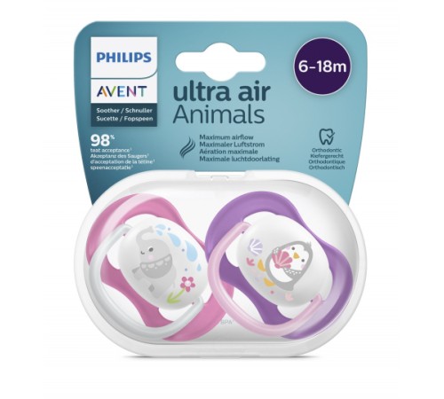 Avent Ultra Air Emzik 6-18 Ay Kız Avent Ultra Air Emzik 6-18 Ay Kız