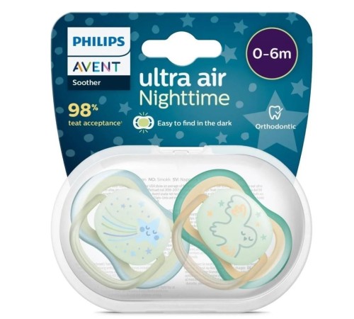 Philips Avent Ultra Air Gece Emzik 0-6 Ay Erkek Philips Avent Ultra Air Gece Emzik 0-6 Ay Erkek