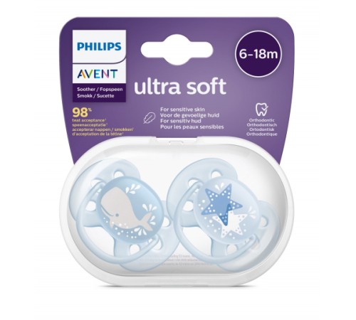 Avent Ultra Soft Emzik 6-18 Ay Erkek Avent Ultra Soft Emzik 6-18 Ay Erkek