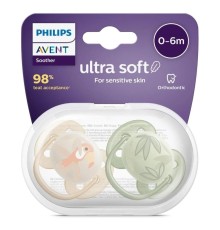 Philips Avent Ultra Yumuşak Emzik 0-6 Ay Erkek