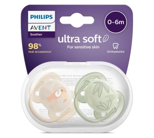 Philips Avent Ultra Yumuşak Emzik 0-6 Ay Erkek Philips Avent Ultra Yumuşak Emzik 0-6 Ay Erkek
