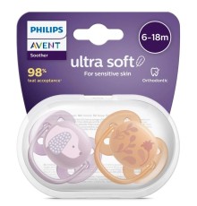 Philips Avent Ultra Yumuşak Emzik 6-18 Ay Kız