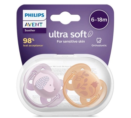 Philips Avent Ultra Yumuşak Emzik 6-18 Ay Kız Philips Avent Ultra Yumuşak Emzik 6-18 Ay Kız