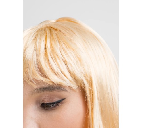 Platin Altın Dore Renk Uzun Düz Parti Peruğu