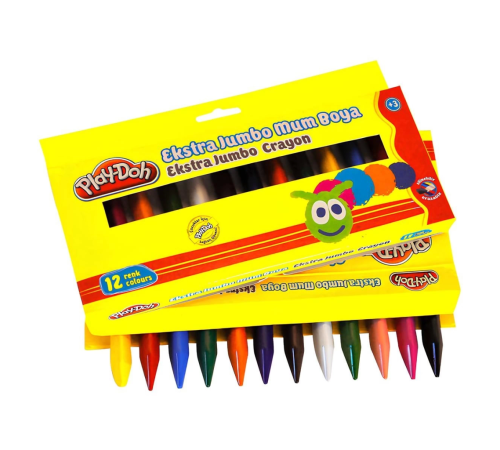 Play-Doh 12 Renk Extra Jumbo Crayon Play-Doh 12 Renk Extra Jumbo Crayon