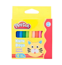 Play-Doh 12 Renk Jumbo Kuru Boya
