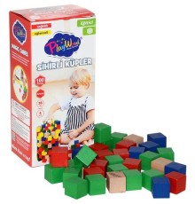 PlayWood Ahşap Sihirli Küpler 100 Parça 359