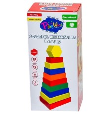 PlayWood Dikdörtgen Renkli Kule 393