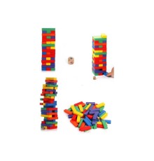 PlayWood Ahşap Kutulu Denge Oyunu Renkli 310