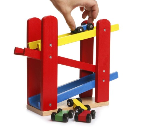 PlayWood Ahşap Otopark 5 Araba İlaveli 382 PlayWood Ahşap Otopark 5 Araba İlaveli 382