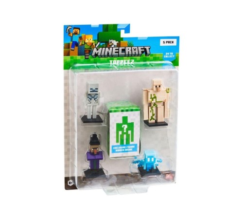 PMI MC2040 Minecraft 3D Figür Toppeez 5li Set PMI MC2040 Minecraft 3D Figür Toppeez 5li Set