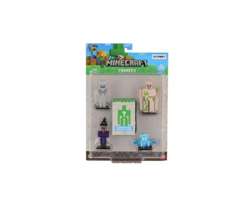 PMI MC2040 Minecraft 3D Figür Toppeez 5li Set PMI MC2040 Minecraft 3D Figür Toppeez 5li Set