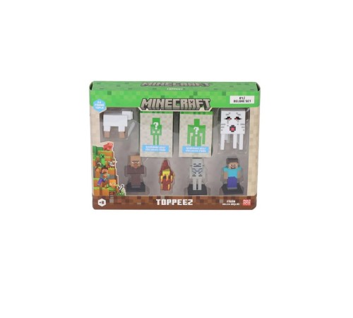 PMI MC2070 Minecraft 3D Figür Toppeez 
8li Delüks Set