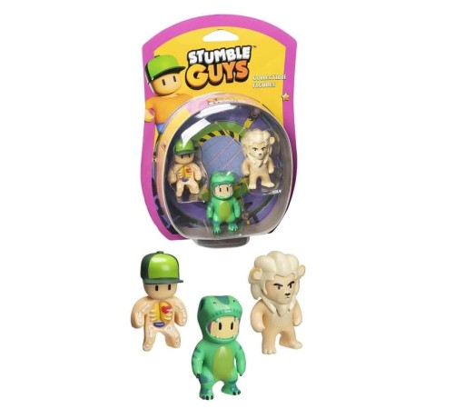 PMI SG2220 Stumble Guys Figür Seti 3lü -Necotoys PMI SG2220 Stumble Guys Figür Seti 3lü -Necotoys