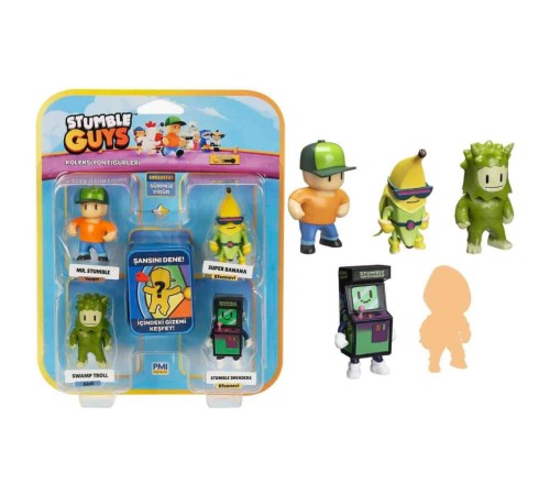 PMI SG2240 Stumble Guys Figür Seti 5li -Necotoys PMI SG2240 Stumble Guys Figür Seti 5li -Necotoys